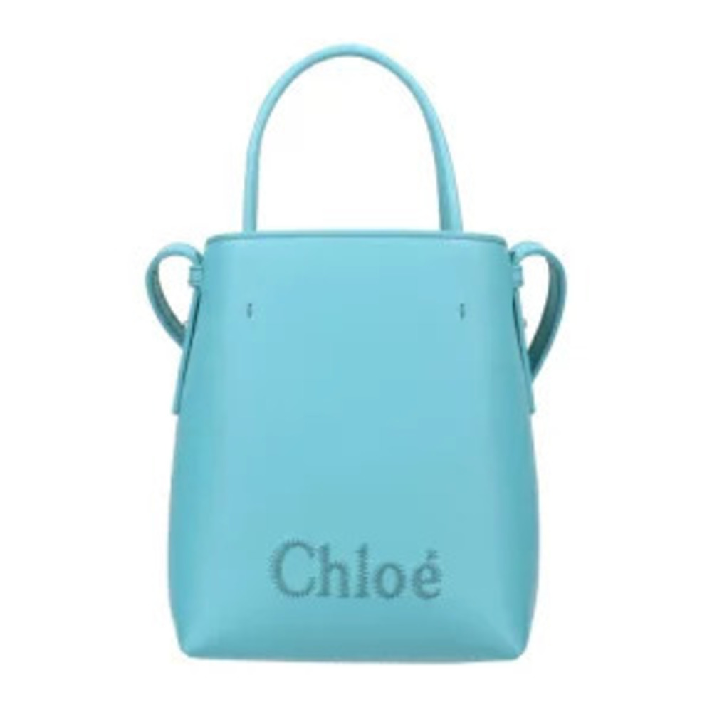 Chloe Shoulder Bag Sense Blue Aqua Sea